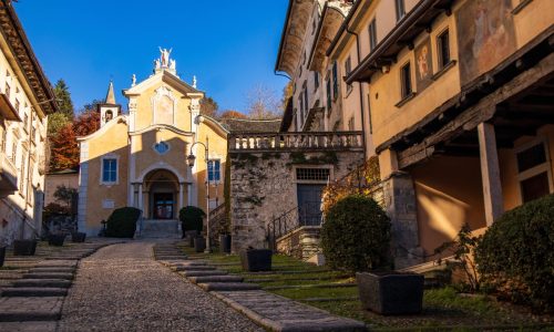 Orta,San,Giulio,,Beautiful,Village,On,Lake,Orta,,Piedmont,(piemonte),